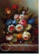 unknow artist Floral, beautiful classical still life of flowers.034 painting